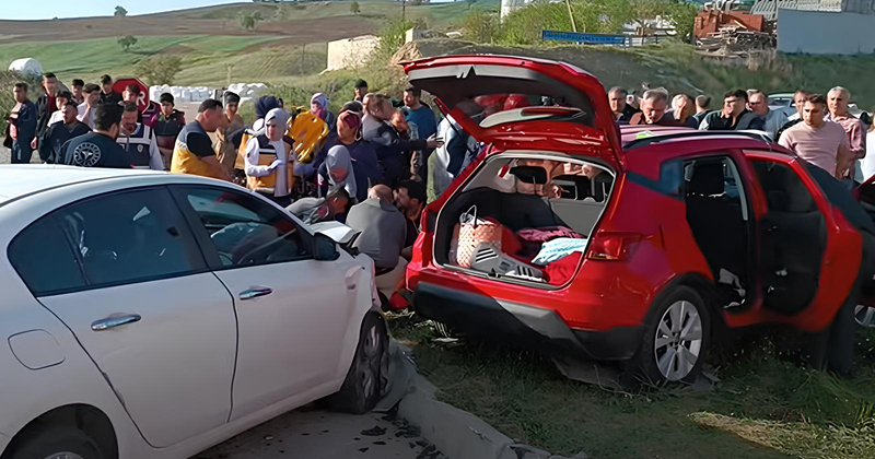 Samsun'daki 2 ayrı kazada 11 kişi yaralandı